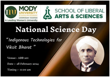 National Science Day (Theme: Indigenous Technology for Vikshi Bharat)