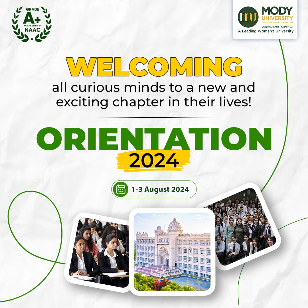 Orientation 2024 Mody University